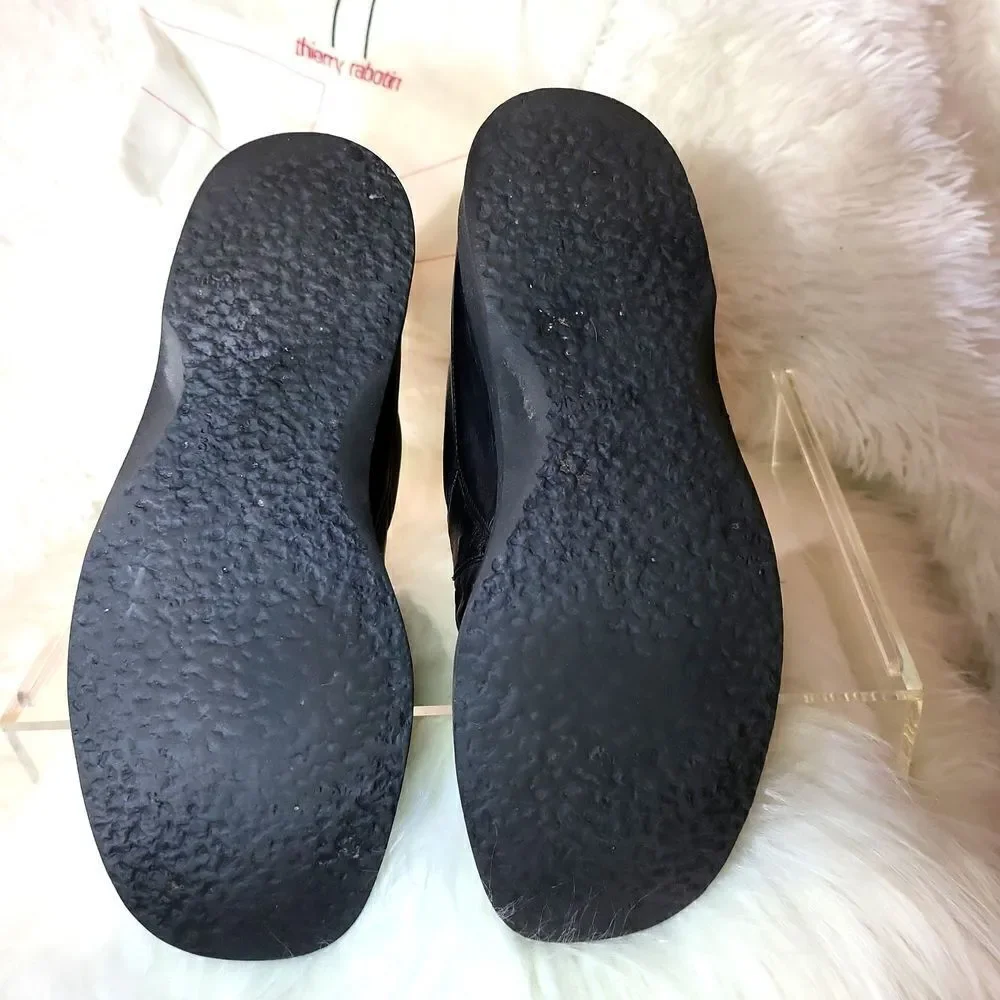 Thierry rabotin EUC LENA BLACK NAPPA LEATHER SZ.8,(39) softest leather ever!